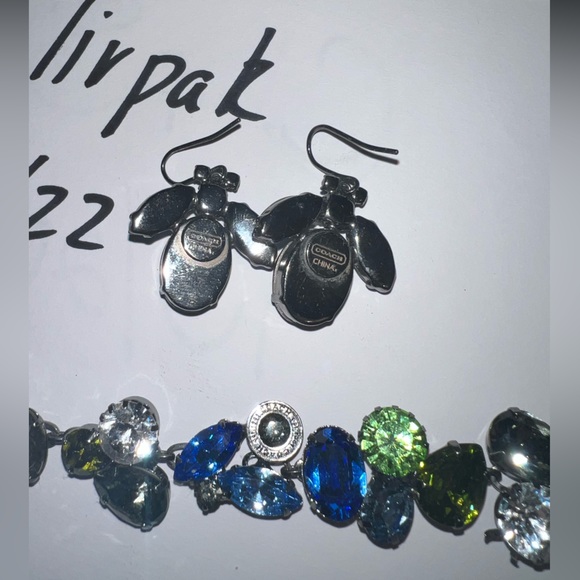 Coach bracelet and matching bug earrings - Vintage Coach - clasp in great condit - Picture 4 of 4